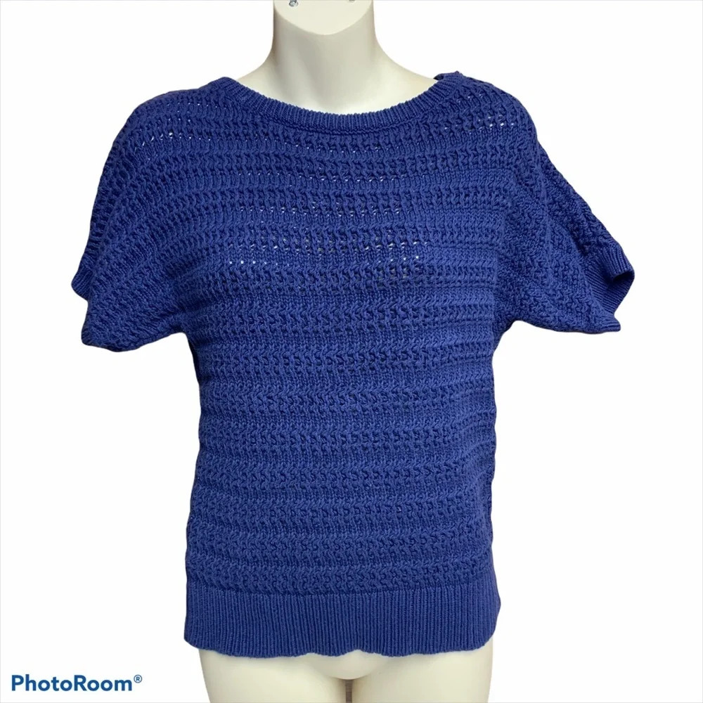 Loft blue knitted sweater size S
